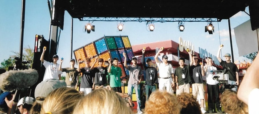 Competitors onstage at the 2005 WCA Championships in Orlando, Florida